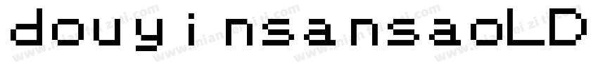 douyinsansaoLD GB字体转换